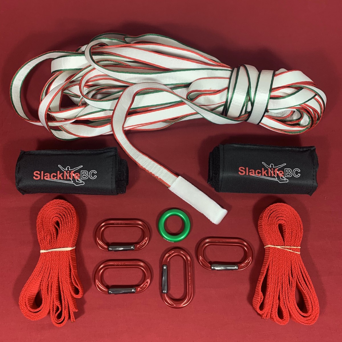 Beginner Primitive Slackline Kit SlacklifeBC Start slacklining today!