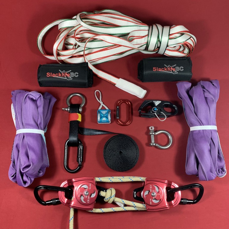 Slackline Kits SlacklifeBC Choose from kits for all levels.