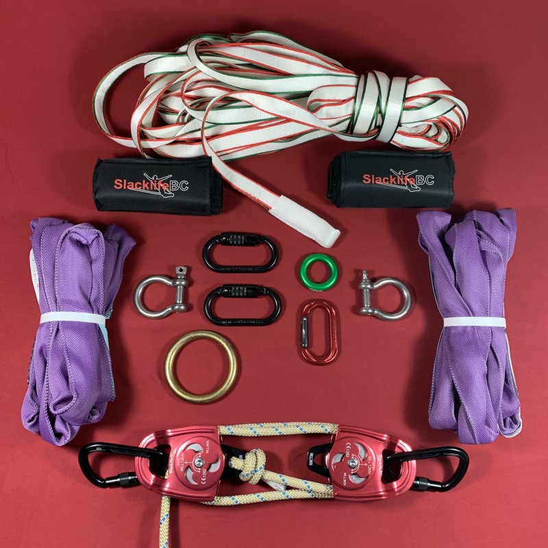 Slackline Kits SlacklifeBC Choose from kits for all levels.