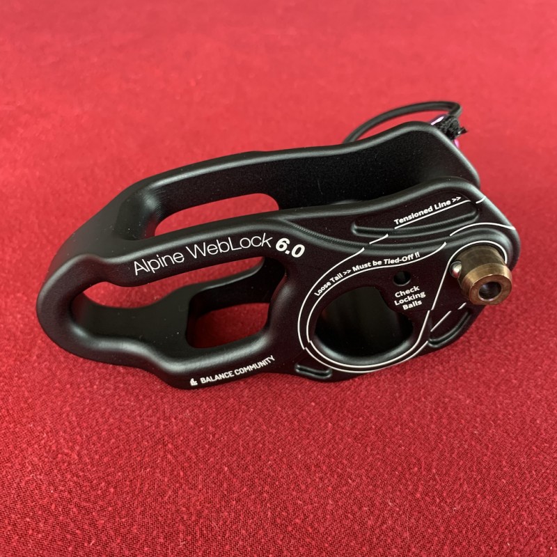 Alpine lock 6 Tried, tested and proven slackline weblock